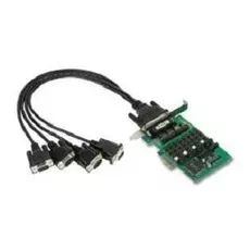 Плата MOXA CP-114EL-I-DB9M 4 Port PCIe Board, w/ DB9M Cable, RS-232/422/485, w/ Isolation, Low Profile