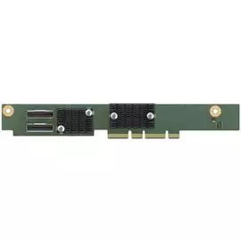 Плата расширения Intel CYPRISER3RTM 1U PCIe riser with 2x SilmSAS x8 connector to support up to 4 NVMe drive in M50CYP 1U/2U systems