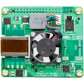 Плата расширения Raspberry Pi PoE+ HAT (221-1857) для Raspberry Pi 3 Model B+ и Raspberry Pi 4 Model B (Power over Ethernet, для питания через Etherne