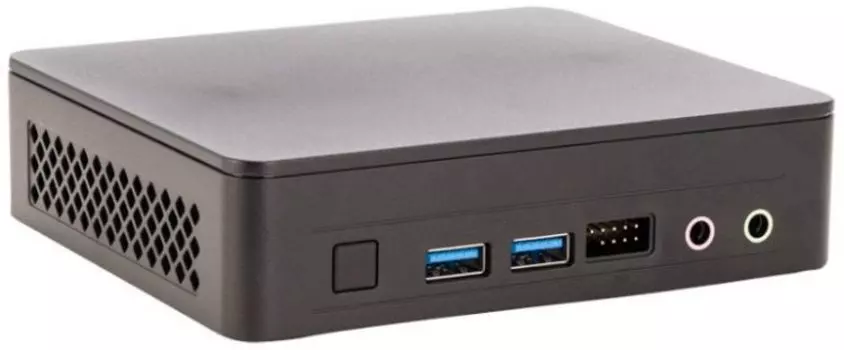 Платформа Intel BNUC11ATKC40000 Celeron N5105, 2*DDR4 (2933), M.2 SSD, GbitEth, WiFi, BT, HDMI, DP, 4*USB 3.2, 2*USB 2.0, noOS, no cord, black