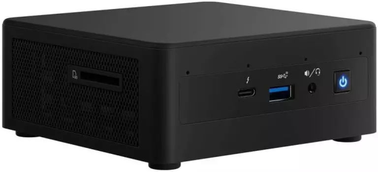 Платформа для ПК Intel RNUC11PAHI30Z00 NUC, i3-1115G4, 2*SODIMM DDR4, UHD Graphics, M.2, GLan, 3*USB3.1, 2*USB3.1 Type C, Wi-Fi, DP, HDMI, black