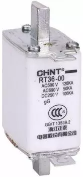 Плавкая вставка CHINT 521348 RT36-00-160 габарит 00 80А