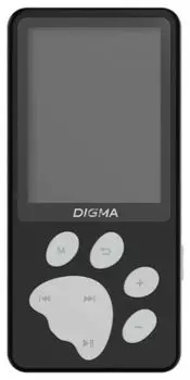 Плеер Digma S5B Hi-Fi Flash/8Gb/2.4"/FM/microSD/microSDHC/черный/серый
