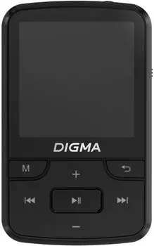Плеер Digma Z5B Hi-Fi Flash/16GB/1.54"/FM/microSD/microSDHC/clip/BT/черный