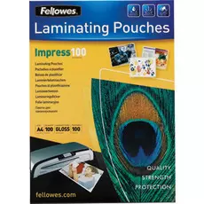 Пленка Fellowes FS-53511 для ламинирования А4, 100 мкм, 100шт