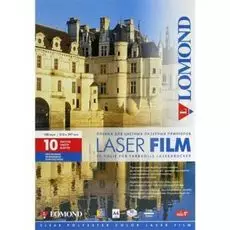 Пленка Lomond 0703411 Laser Film – прозрачная, А4, 100 мкм, 10 листов, для лазерной цветной печати.