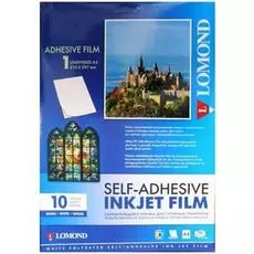 Пленка Lomond 1708461 cамоклеящаяся белая, непрозрачная, А4, 10 листов, для струйной печати.