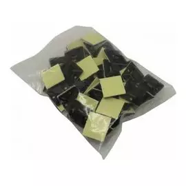 Площадка 5bites CTM2525-50BK (самокл.) 25мм/50шт