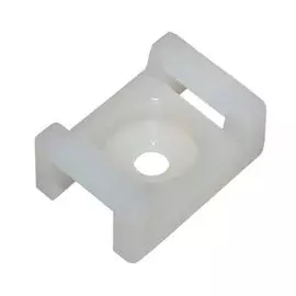 Площадка BNH B-HC-2 диаметр 6мм, 16х23мм, нейлон, 100 шт, цвет: белый