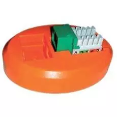 Площадка Hyperline KJ2-PS-OR для заделки модулей Keystone Jack серии KJ2, 80х60 мм, цвет оранжевый