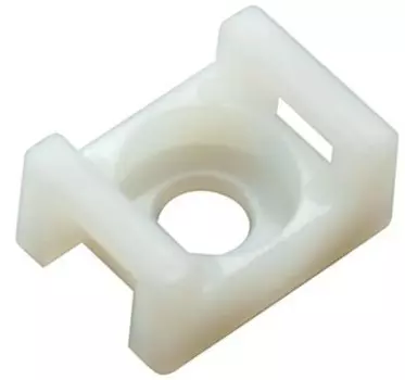 Площадка Rexant 07-2102 для крепления стяжки 22x16х4 мм, белая (100 шт/уп)