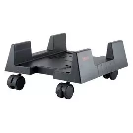 Подставка Buro BU-CS3BL напольная для системного блока на колёсах (пластик, черный, 16.5 - 26.5 см., до 20 кг)