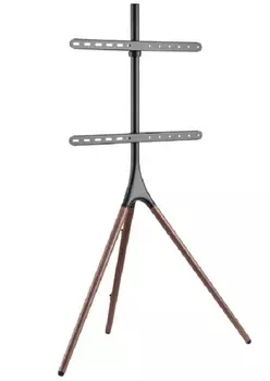Подставка Cactus CS-ST1246BKWN для телевизора Cactus черный/орех 45"-65" макс.32кг напольная