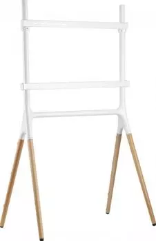 Подставка Cactus CS-ST1247WTBCH для телевизора белый/береза 49"-70" макс.40кг напольный
