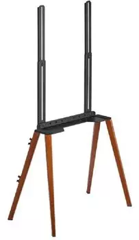 Подставка Cactus CS-ST3644BKWN для телевизора черный/орех 43"-65" макс.40кг напольная