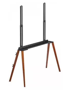 Подставка Cactus CS-ST3646BKWN для телевизора черный/орех 49"-75" макс.40кг напольный