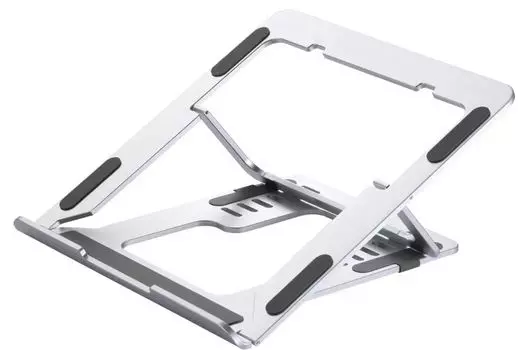 Подставка для ноутбука Buro BU-LS120 238x17x215мм 450г алюминий серебристый (2022892)