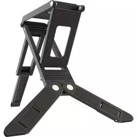 Подставка настольная Wize Photo eAzl для установки планшетов, видеокамер, электронных книг и pico-проекторов, нагрузка 6.8 кг, наклон 30-47°, черная