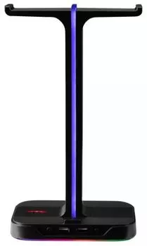 Подставка GMNG HSS-300 для наушников, черная 270x250x100мм пластик (1538458)