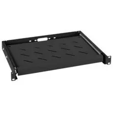 Полка для клавиатуры Cabeus JE10-BK выдвижная 19", цвет черный (RAL 9004)