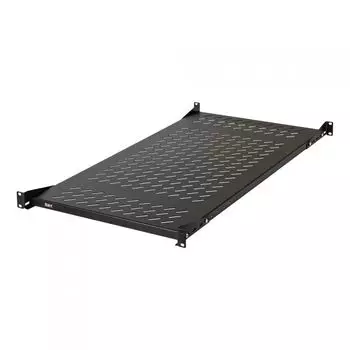 Полка для тяжелого оборудования TLK TLK-SHFC-1060F-BK 19", Ш436хГ1060мм, для шкафа и стойки глубиной 1200мм, черная