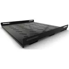 Полка Hyperline TSH3H-650-RAL9004 (TSH3H-650-RAL9005) стационарная усиленная, глубина 650 мм, с боковым креплением, нагрузка до 100 кг, для шкафов се