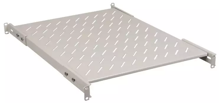 Полка ITK FS35-400PI 19" стационарная глубиной 400мм, серая