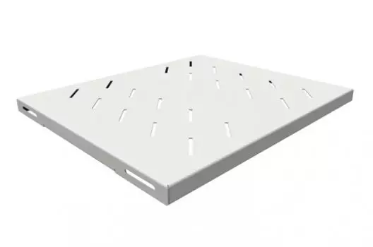 Полка SNR SNR-SHELF-06040-120G стационарная усиленная для шкафов глубиной 600мм (глубина полки 400мм), нагрузка 120кг, серая