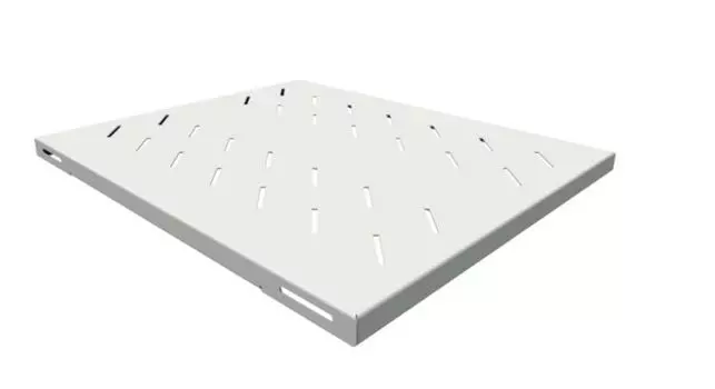 Полка SNR SNR-SHELF-08055-120G стационарная усиленная для шкафов глубиной 800мм (глубина полки 550мм), нагрузка 120кг, серая