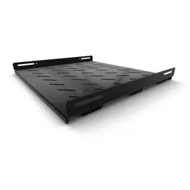 Полка стационарная Hyperline TSH3H-450-RAL9004 усиленная, глубина 450мм, с боковым креплением, нагрузка до 100 кг, для шкафов серии TTB, TTBR, TTC2, T