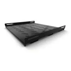 Полка стационарная Hyperline TSH3M-850-RAL9004 усиленная, глубина 850мм, с боковым креплением, нагрузка до 50 кг, для шкафов серии TTB, TTBR, TTC2, 48