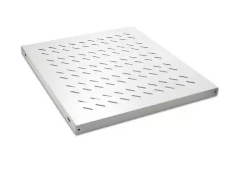 Полка стационарная LANDE LN-RAF-SBT-D800-LG 19" 1U, нагрузка 50 кг, 4 точки крепления, 486х570х30мм, для шкафов глубиной 800мм, серий DYNAmic, DYNAmic