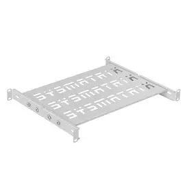 Полка стационарная SYSMATRIX SH 3004.700 SMART усиленная, перф. площадка 300 мм, унив. рег. направляющих от 298 мм до 395 мм, для напольных и настенны
