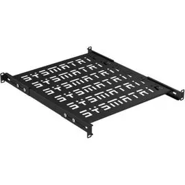 Полка стационарная SYSMATRIX SH 5004.900 SMART усиленная, перф. площадка 500 мм, унив. рег. направляющих от 420 мм до 580 мм, для напольных и настенны