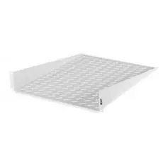 Полка TLK TLK-SHFR-300-GY фронтальная , 19", 2U, глубиной 300мм, крепеж в комплекте, серая