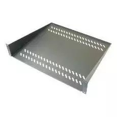 Полка TLK TLK-SHFR-600-GY 19", 2U,фронтальная, глубиной 600мм, серая