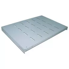 Полка TWT TWT-RACK2-S4-6/80 для двухрамных стоек глубиной 600 мм, 4 точки, нагрузка - 80 кг, серая