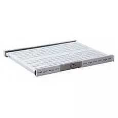 Полка выдвижная TLK TLK-SHFC-600R-GY 19", Ш418хГ600мм, для шкафа и стойки глубиной 800мм, серая
