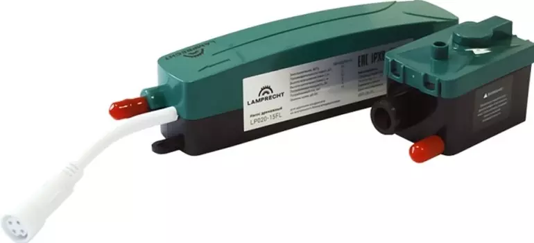 Помпа LAMPRECHT GREEN FLOW LP038-20FL дренажная проточная, 38л/ч, 20 м, 19дБ