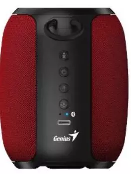 Портативная акустика Genius SP-915BT 31730052403 1200 мАч/5 Вт/Bluetooth 5.3/до 6 ч.воспроизведения/USB-C/красный