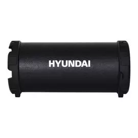 Портативная акустика Hyundai H-PAC220 10W 1.0 BT/3.5Jack/USB черный/голубой