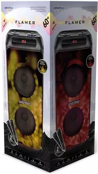 Портативная акустика SmartBuy SBS-5190 напольная FLAMER, 60Вт, Bluetooth, MP3, FM-радио, караоке (1/1)