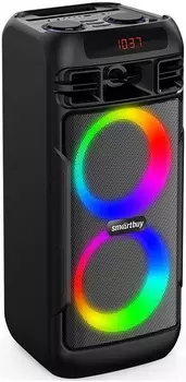 Портативная акустика SmartBuy SBS-5600 напольная MEGA BOOM 2, 2.0, 50Вт, BT, MP3, FM, 2 микрофона, ПДУ