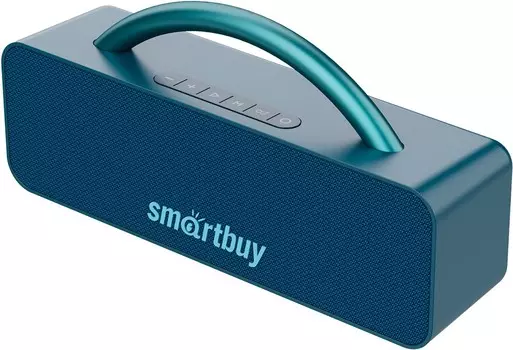Портативная акустика SmartBuy SBS-5620 компактная HERO 2, 32Вт, Bluetooth, MP3, FM-радио, синяя (1/8)