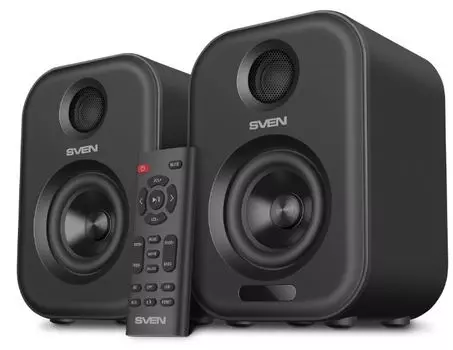Портативная акустика Sven АС MC-5 SV-022464 серая (50 Вт, Bluetooth, RCA, OPT, USB, microSD, пульт)