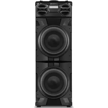 Портативная акустика Sven АС PS-1900 SV-022037 черная (1000 Вт, TWS, Bluetooth, FM, USB, LED-дисплей, ~230В)