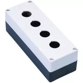 Пост кнопочный DEKraft 25504DEK КП-101 с каб. вводом для устройств сигн. и управл. Ф22 4 места