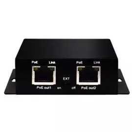 Повторитель PoE Wi-Tek WI-PE31E PoE in порт 100Base-TX 802.3af/at/bt 48В до 60Вт, 2 PoE out порта 100Base-TX 802.3af/at 48В до 30Вт, режимExtend 250м,