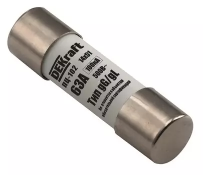 Предохранитель DEKraft 21382DEK ПЦ-102 цилиндрический 63A 14x51