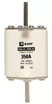 Предохранитель EKF fus-37/400/350 ППН-37 400/350А габарит 2